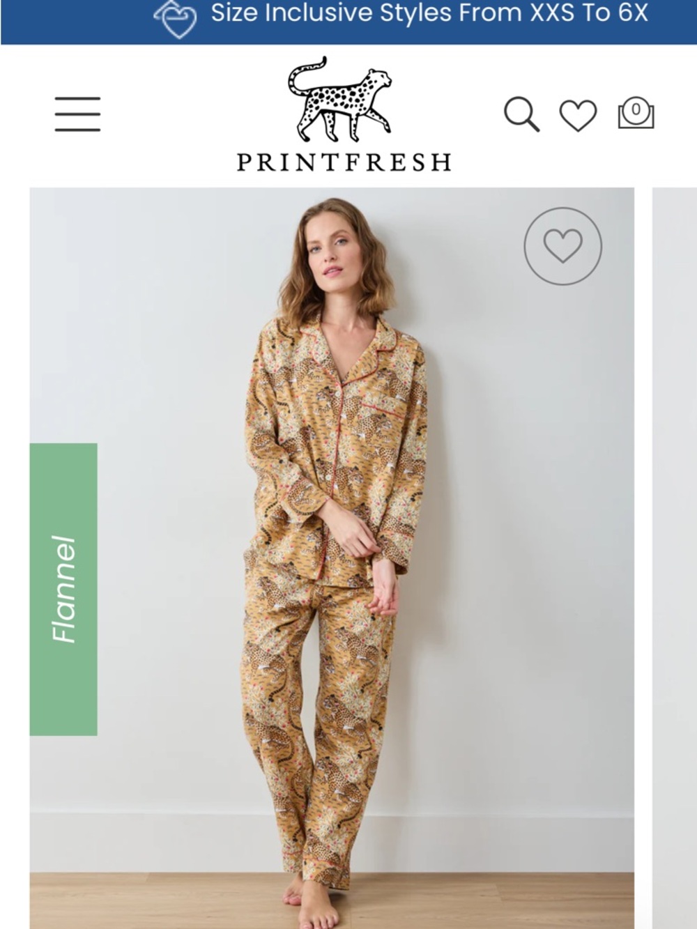 Printfresh Women's Gold Paisley Flannel Pajama Pants